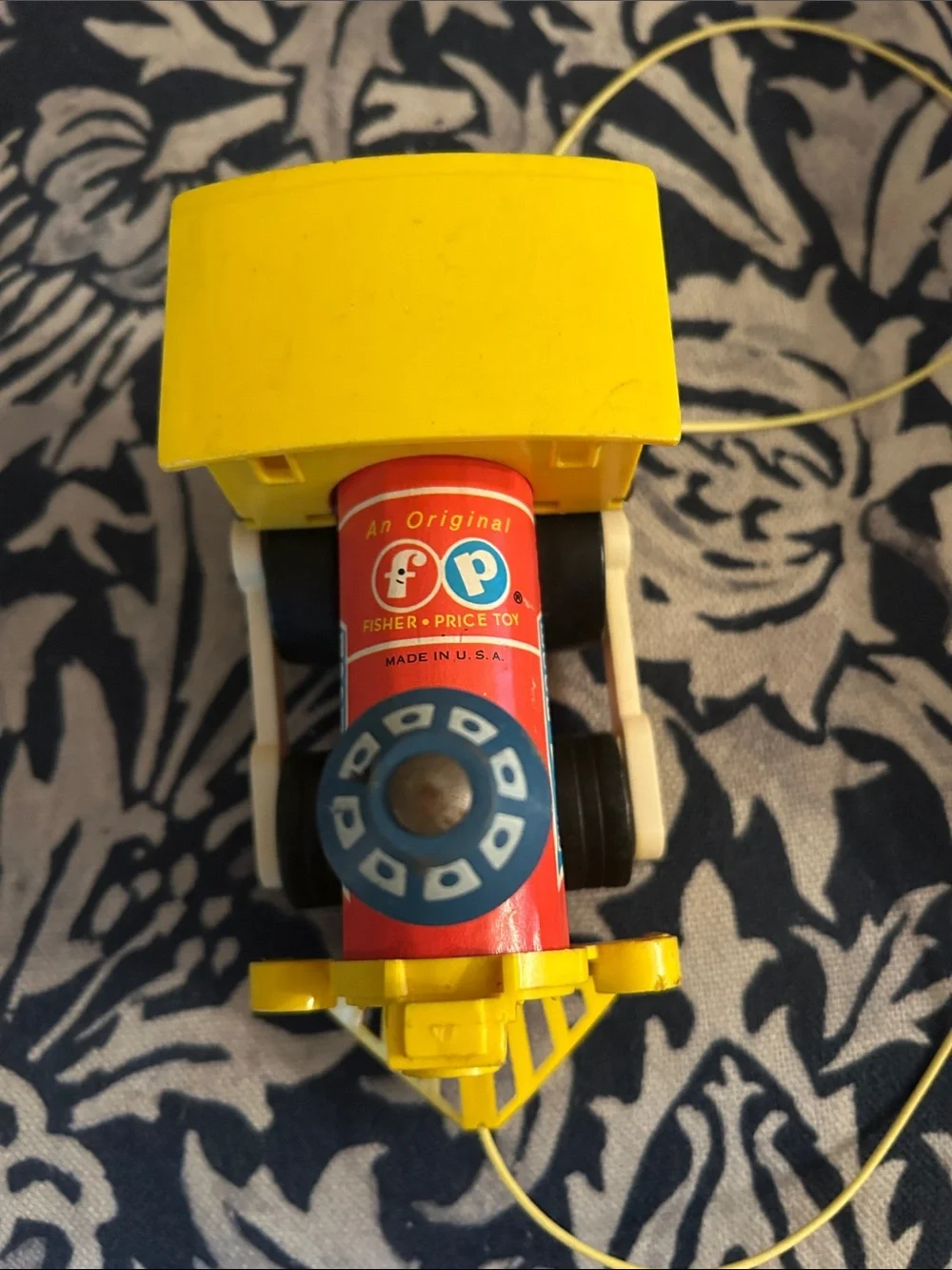Vintage Fisher Price Train- “Toot Toot” Pull Toy #643